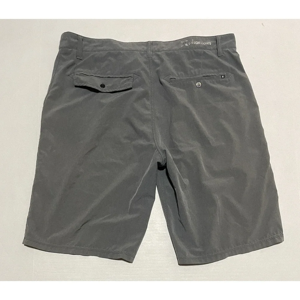 Hurley Phantom Shorts Mens Size 34 X‎ 10 Gray Casual Comfort Athletic